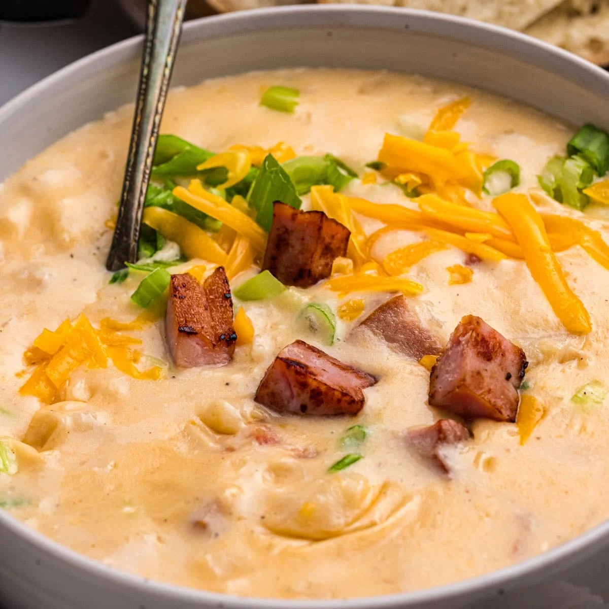 Slow Cooker Cheesy Ham And Potato Soup – Brekcel Recipe