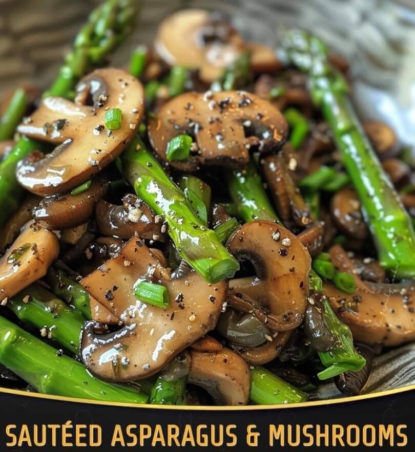 Sautéed Asparagus & Mushrooms – Brekcel Recipe